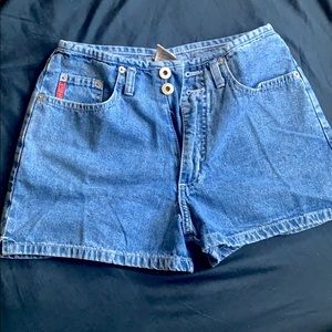 Blue shorts